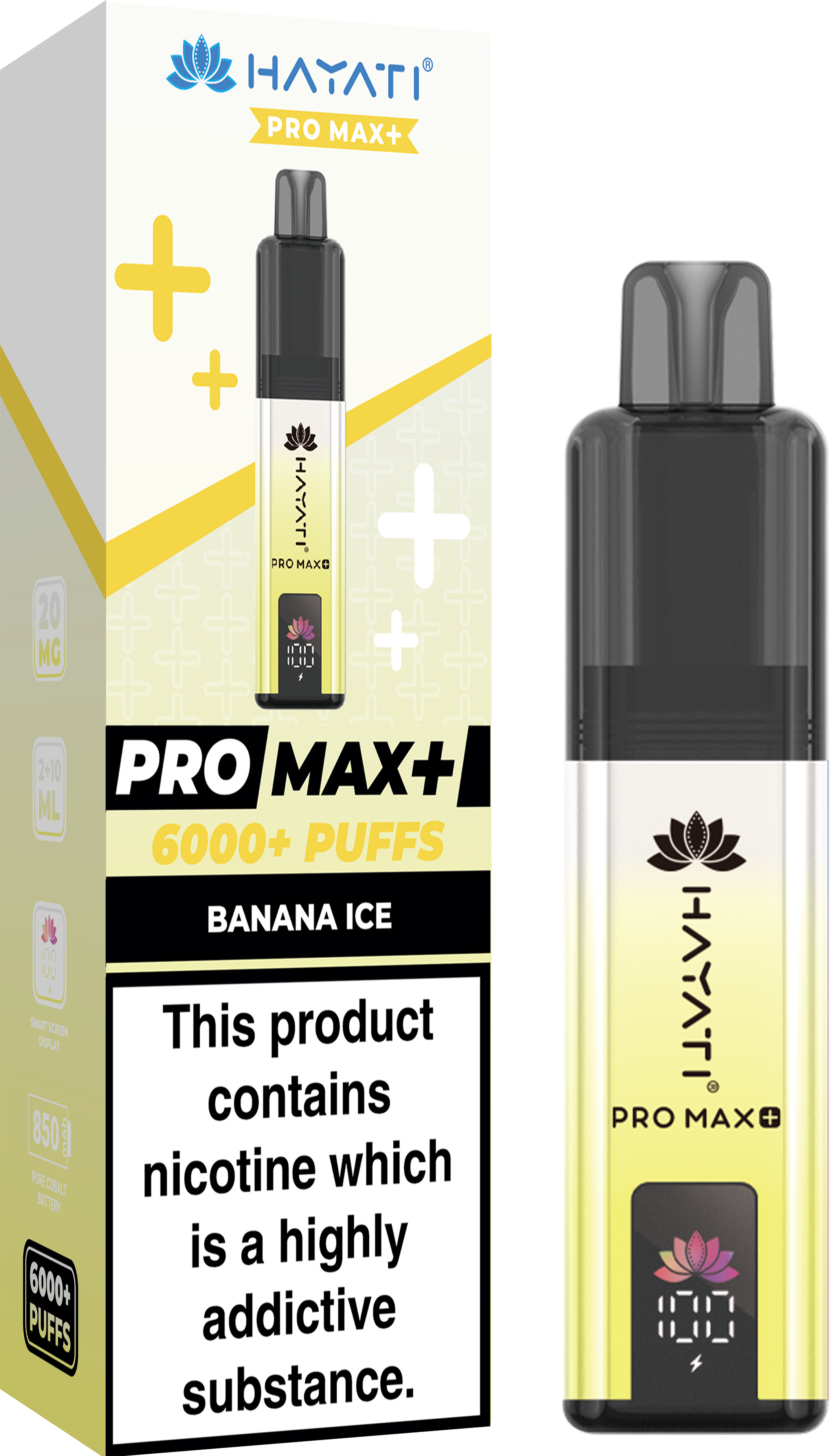 Buy Hayati Pro Max+ 6000 Disposable Vape Box of 10 - Bulk Vape Wholesale