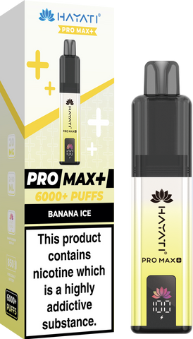 Buy Hayati Pro Max+ 6000 Disposable Vape Box of 10 - Bulk Vape Wholesale