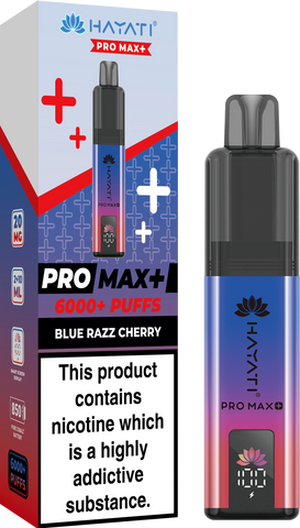 Buy Hayati Pro Max+ 6000 Disposable Vape Box of 10 - Bulk Vape Wholesale