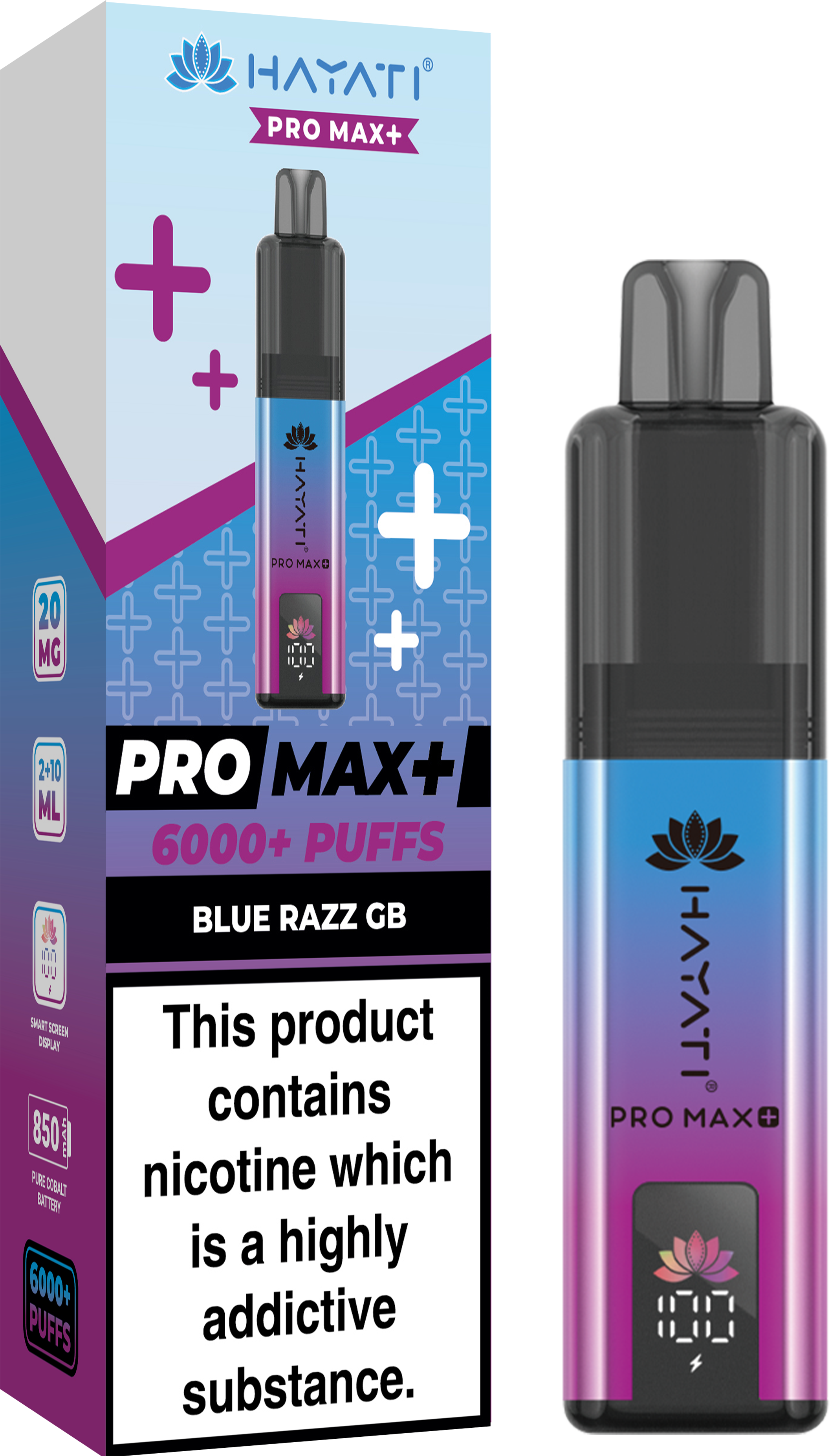 Buy Hayati Pro Max+ 6000 Disposable Vape Box of 10 - Bulk Vape Wholesale