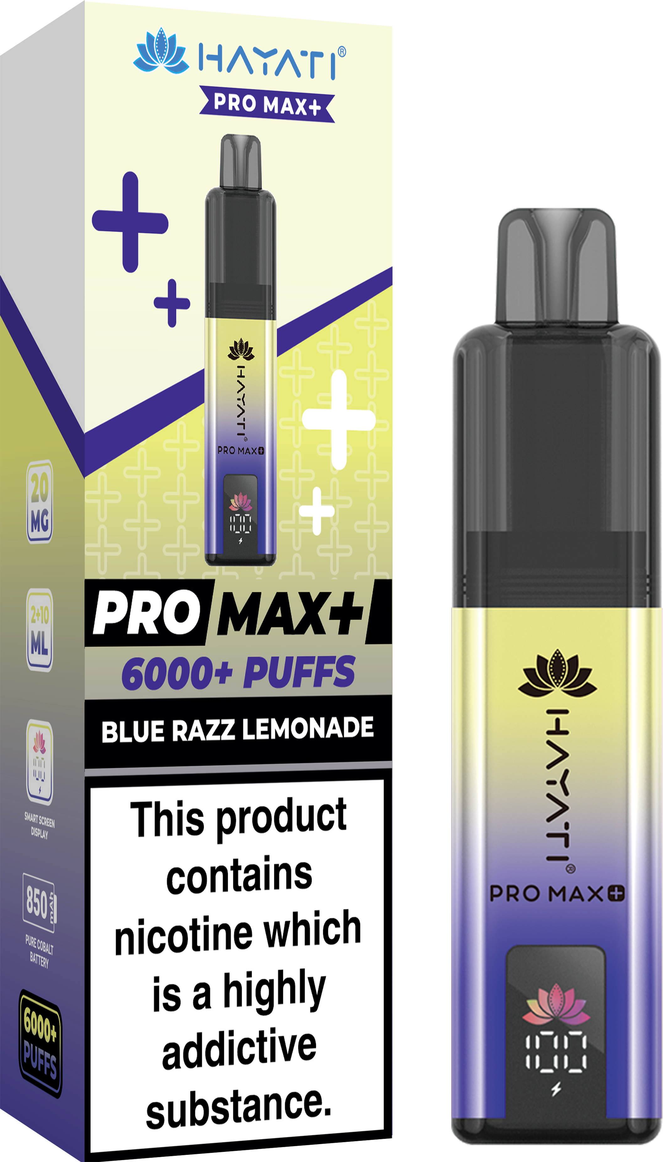 Buy Hayati Pro Max+ 6000 Disposable Vape Box of 10 - Bulk Vape Wholesale