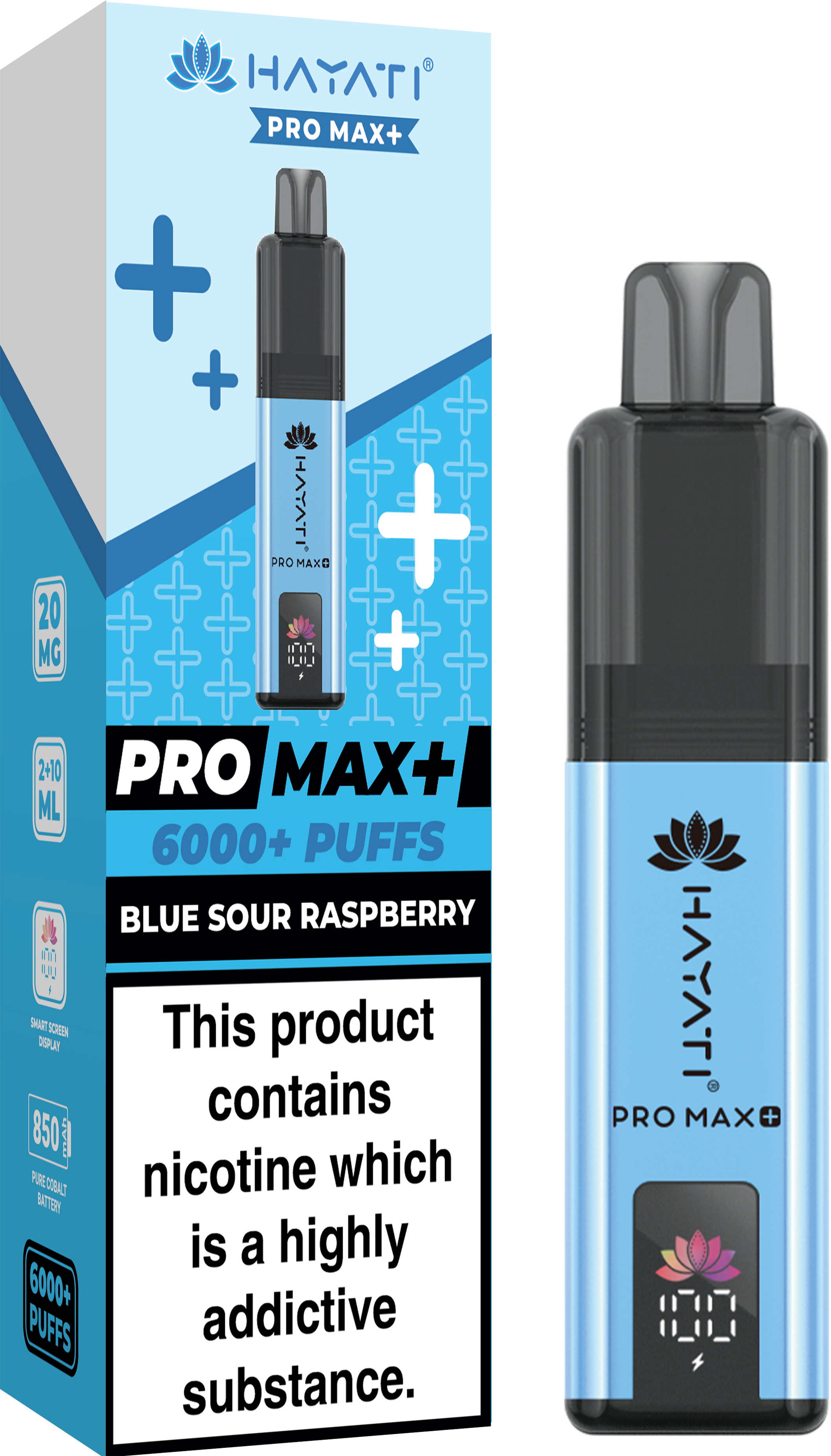 Buy Hayati Pro Max+ 6000 Disposable Vape Box of 10 - Bulk Vape Wholesale