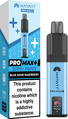 Buy Hayati Pro Max+ 6000 Disposable Vape Box of 10 - Bulk Vape Wholesale