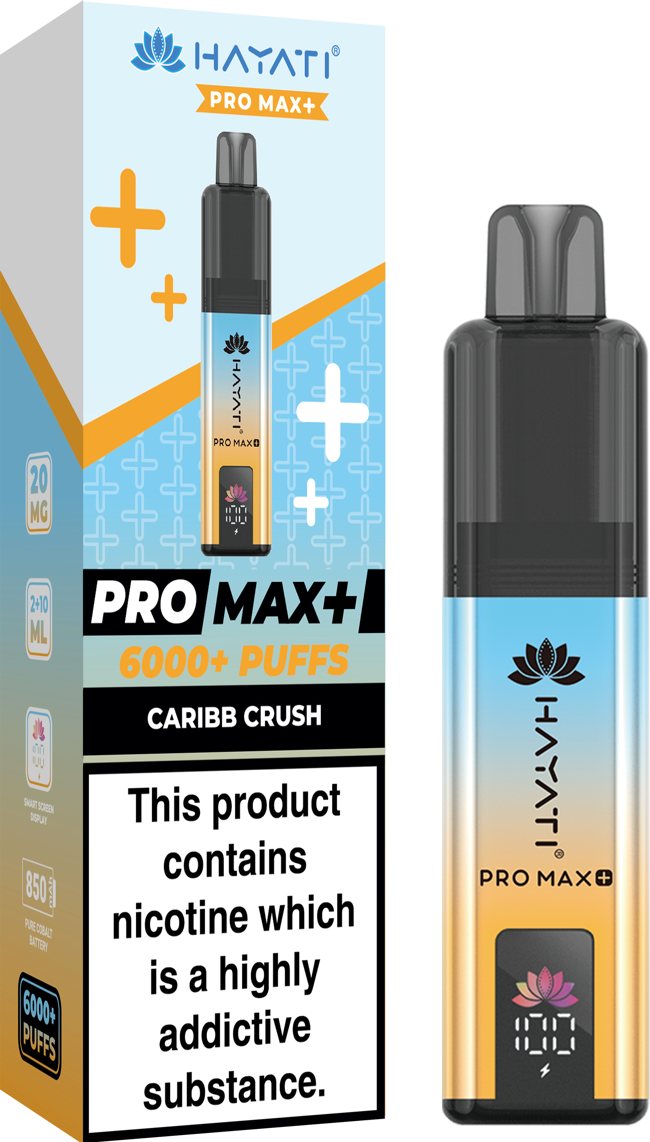 Buy Hayati Pro Max+ 6000 Disposable Vape Box of 10 - Bulk Vape Wholesale