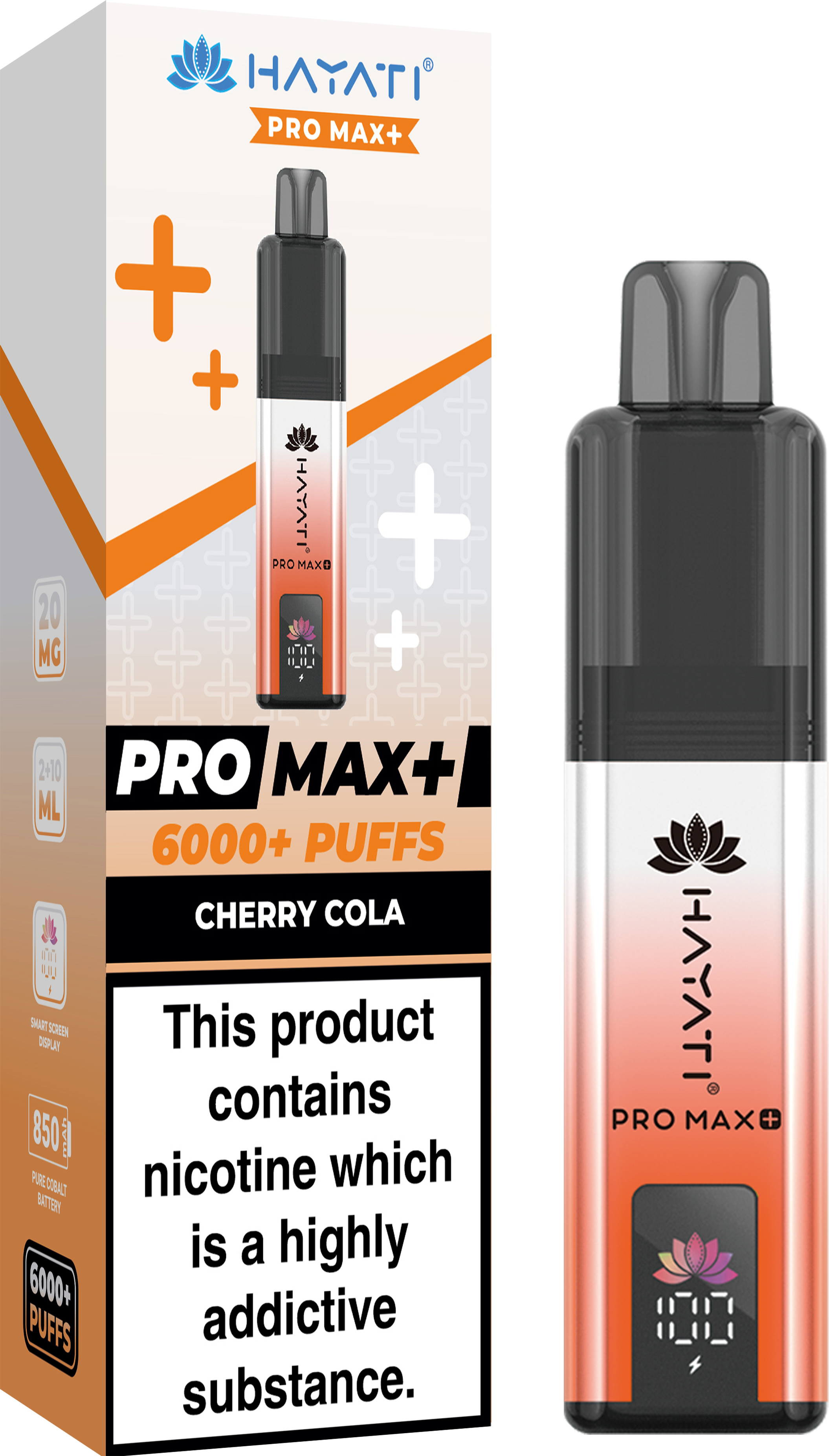 Buy Hayati Pro Max+ 6000 Disposable Vape Box of 10 - Bulk Vape Wholesale