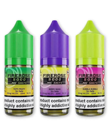 Firerose 5000 Nic Salts 10ml E-liquids