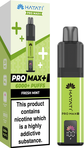 Buy Hayati Pro Max+ 6000 Disposable Vape Box of 10 - Bulk Vape Wholesale