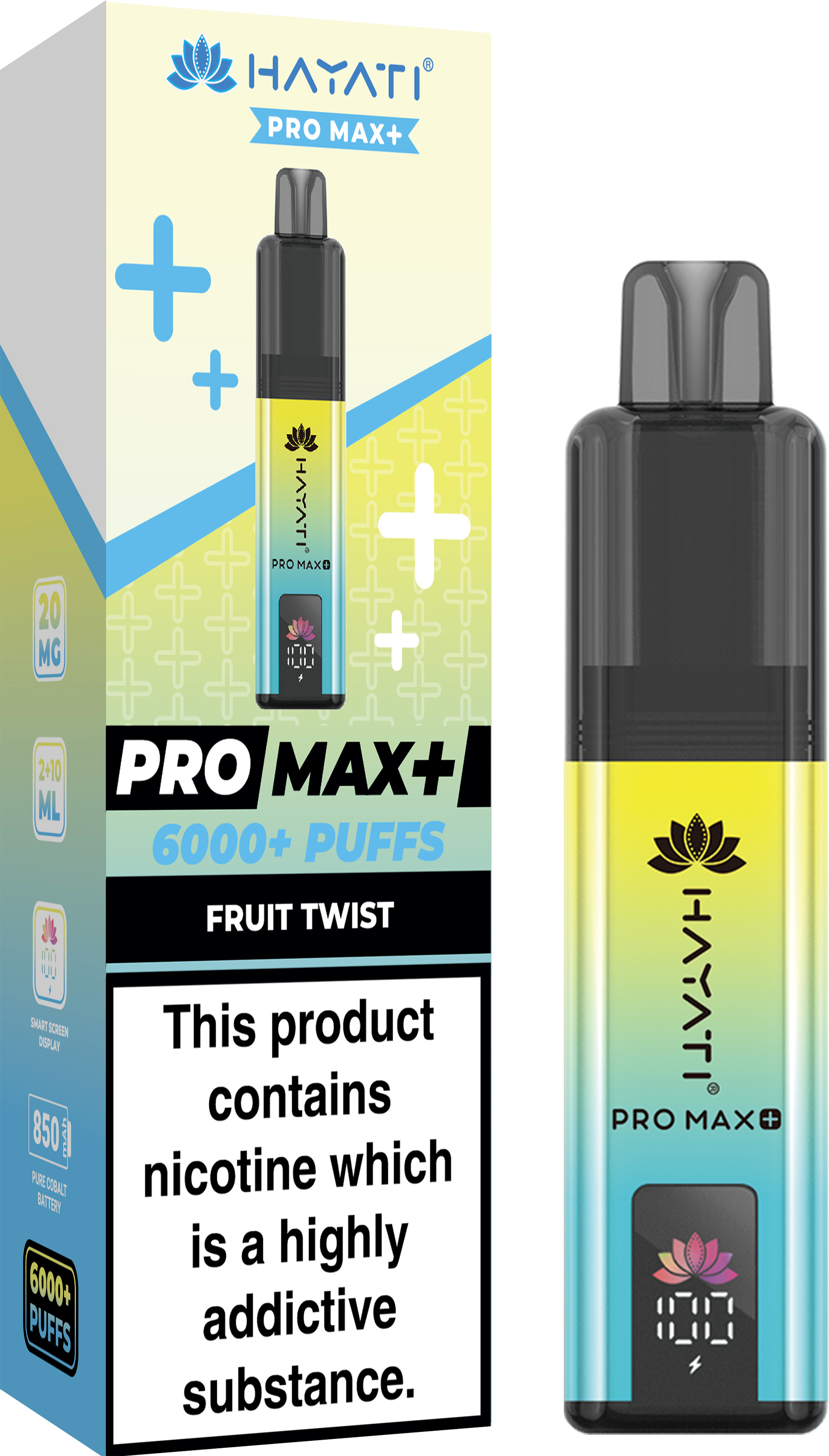 Buy Hayati Pro Max+ 6000 Disposable Vape Box of 10 - Bulk Vape Wholesale