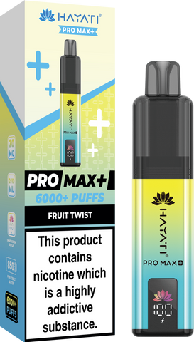 Buy Hayati Pro Max+ 6000 Disposable Vape Box of 10 - Bulk Vape Wholesale