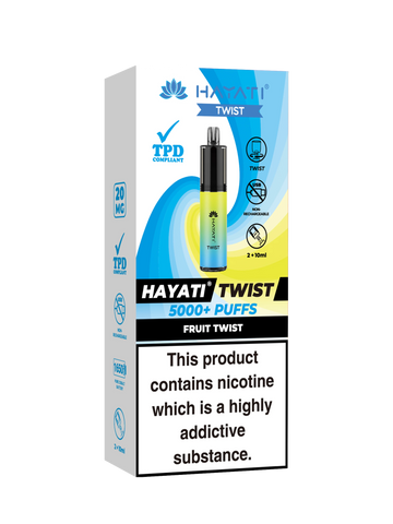 Hayati Twist 5000 Disposable Pod Kit - Fruit Twist
