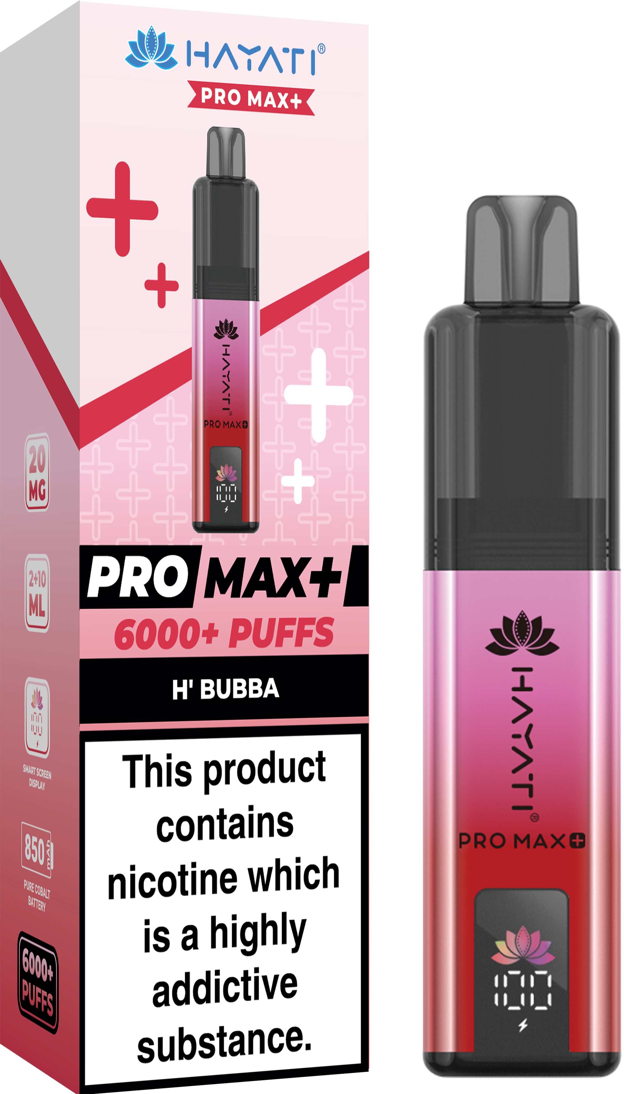 Buy Hayati Pro Max+ 6000 Disposable Vape Box of 10 - Bulk Vape Wholesale