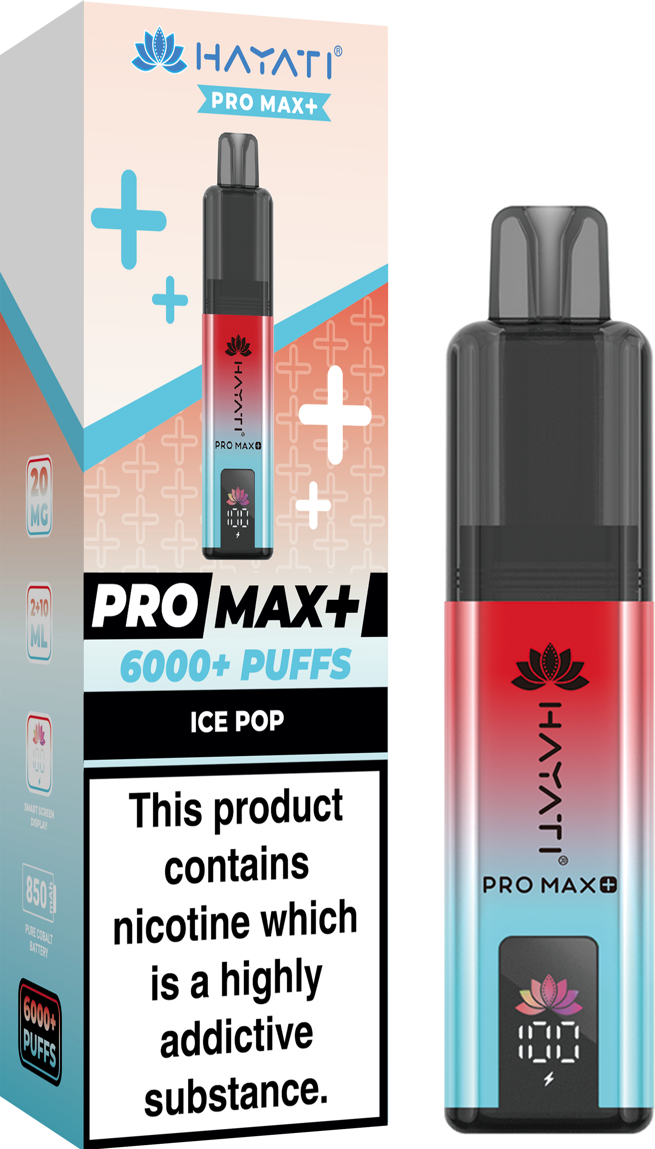 Buy Hayati Pro Max+ 6000 Disposable Vape Box of 10 - Bulk Vape Wholesale
