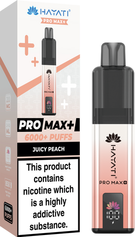 Buy Hayati Pro Max+ 6000 Disposable Vape Box of 10 - Bulk Vape Wholesale