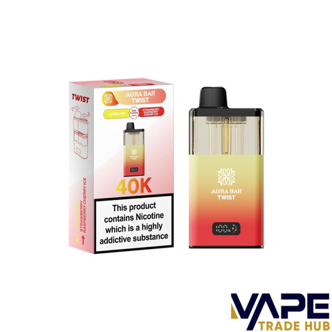 Aura Bar Twist 40K Puff | Dual Flavour | LED Display 20mg
