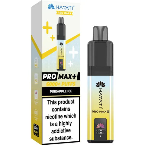 Hayati Pro Max Plus 6000 Puffs Rechargeable Vape