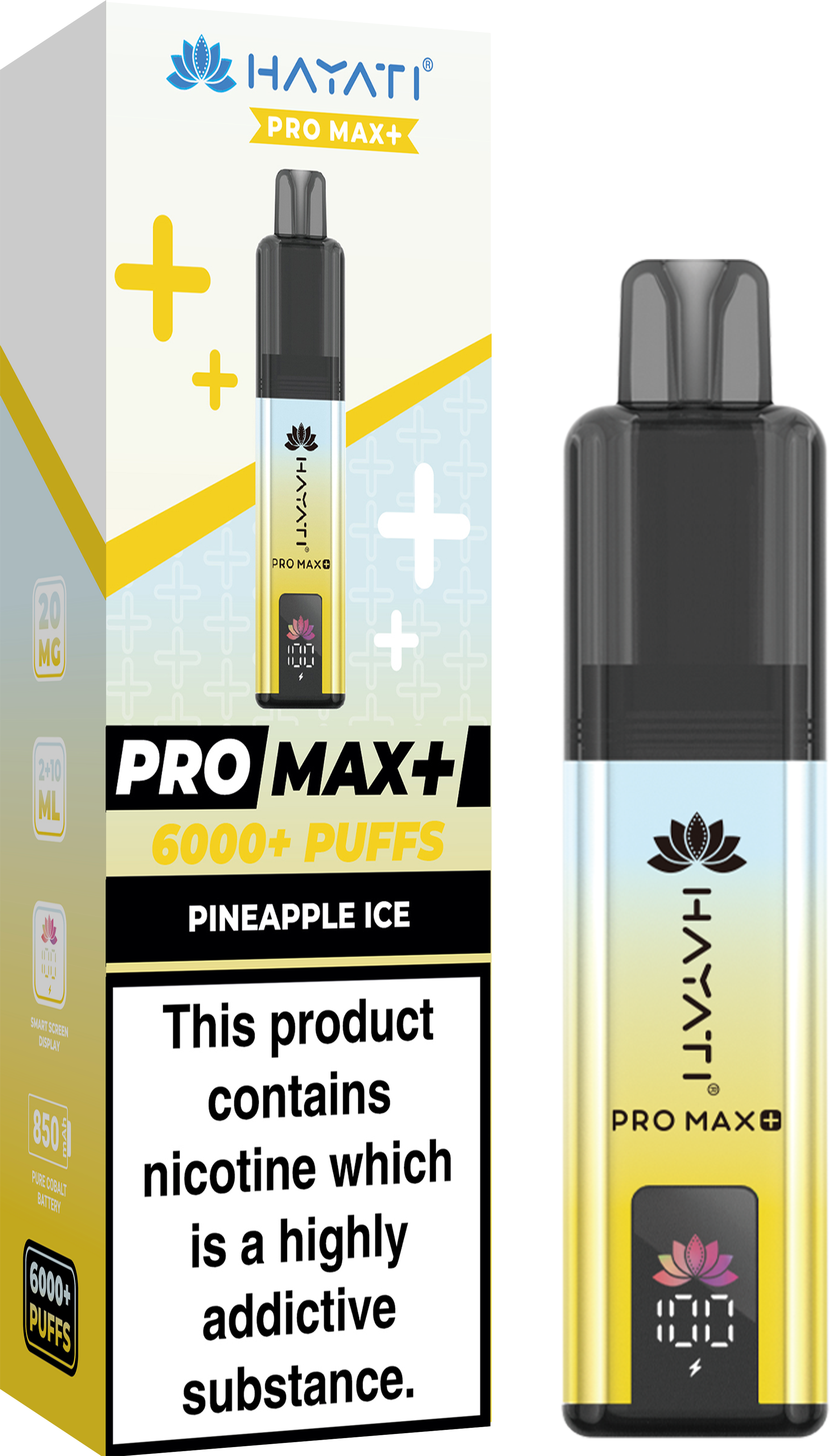 Buy Hayati Pro Max+ 6000 Disposable Vape Box of 10 - Bulk Vape Wholesale