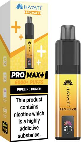 Buy Hayati Pro Max+ 6000 Disposable Vape Box of 10 - Bulk Vape Wholesale