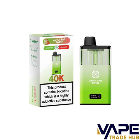 Aura Bar Twist 40K Puff | Dual Flavour | LED Display 20mg
