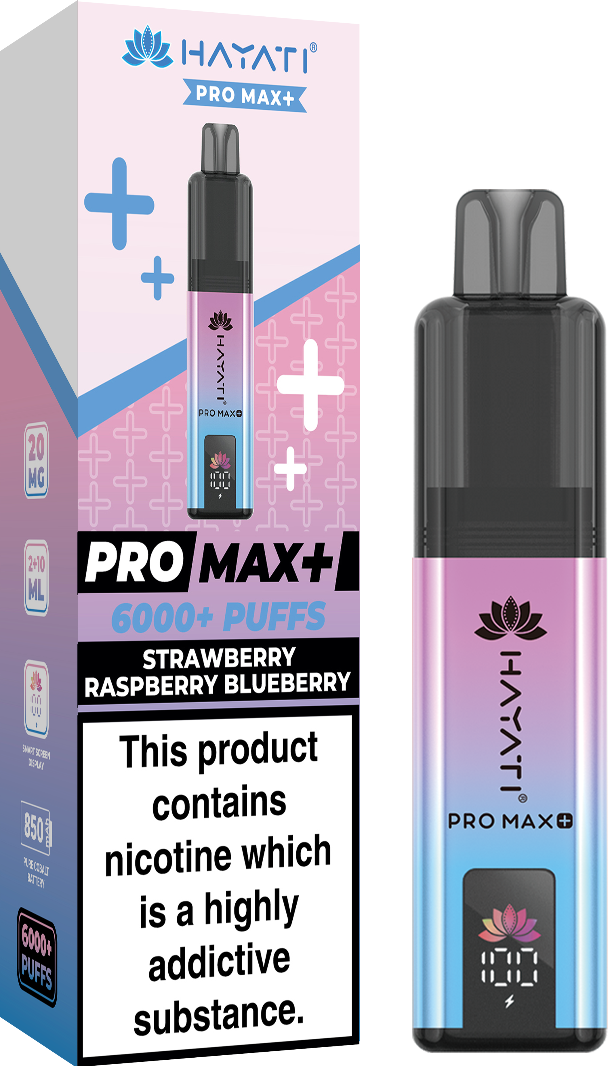 Buy Hayati Pro Max+ 6000 Disposable Vape Box of 10 - Bulk Vape Wholesale