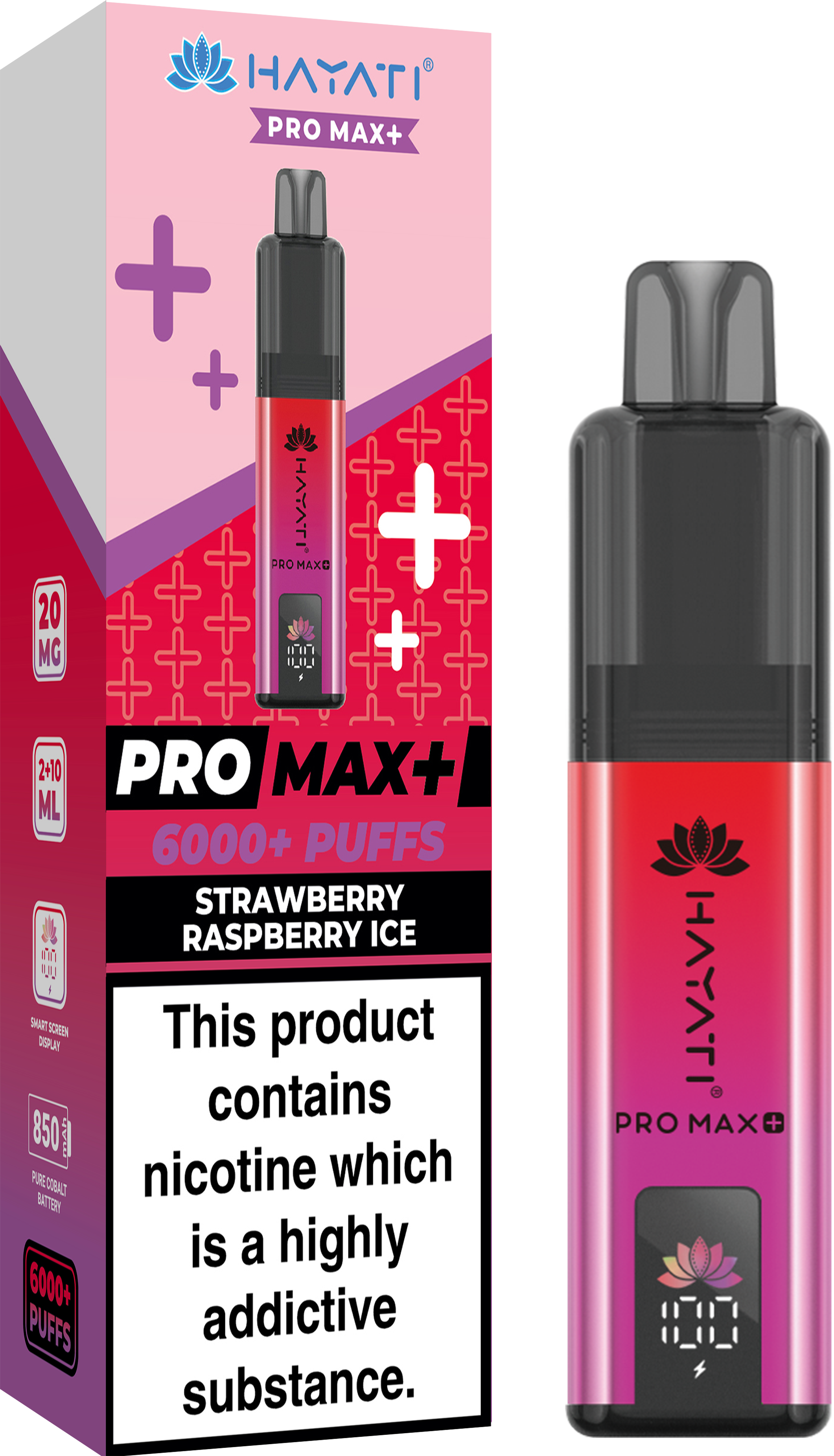 Buy Hayati Pro Max+ 6000 Disposable Vape Box of 10 - Bulk Vape Wholesale