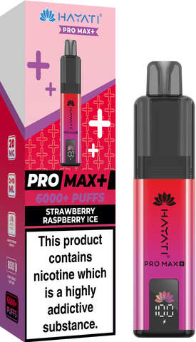 Buy Hayati Pro Max+ 6000 Disposable Vape Box of 10 - Bulk Vape Wholesale
