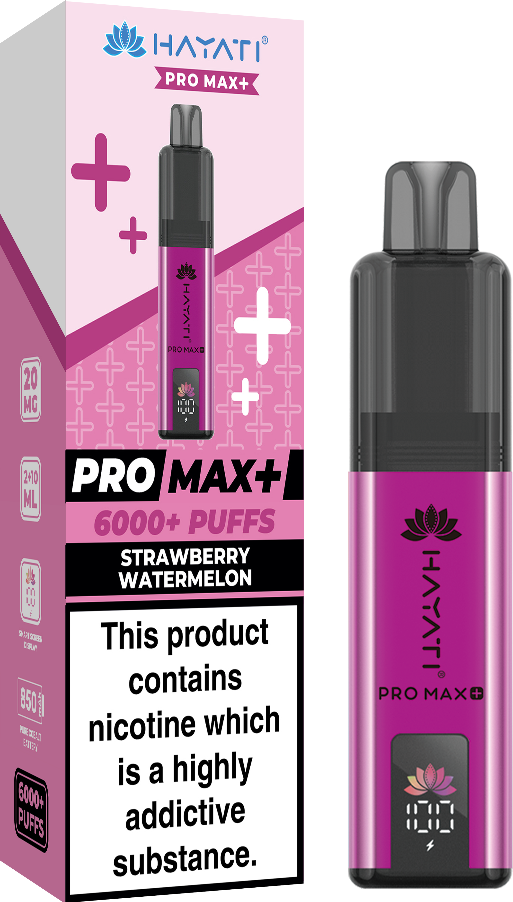 Buy Hayati Pro Max+ 6000 Disposable Vape Box of 10 - Bulk Vape Wholesale