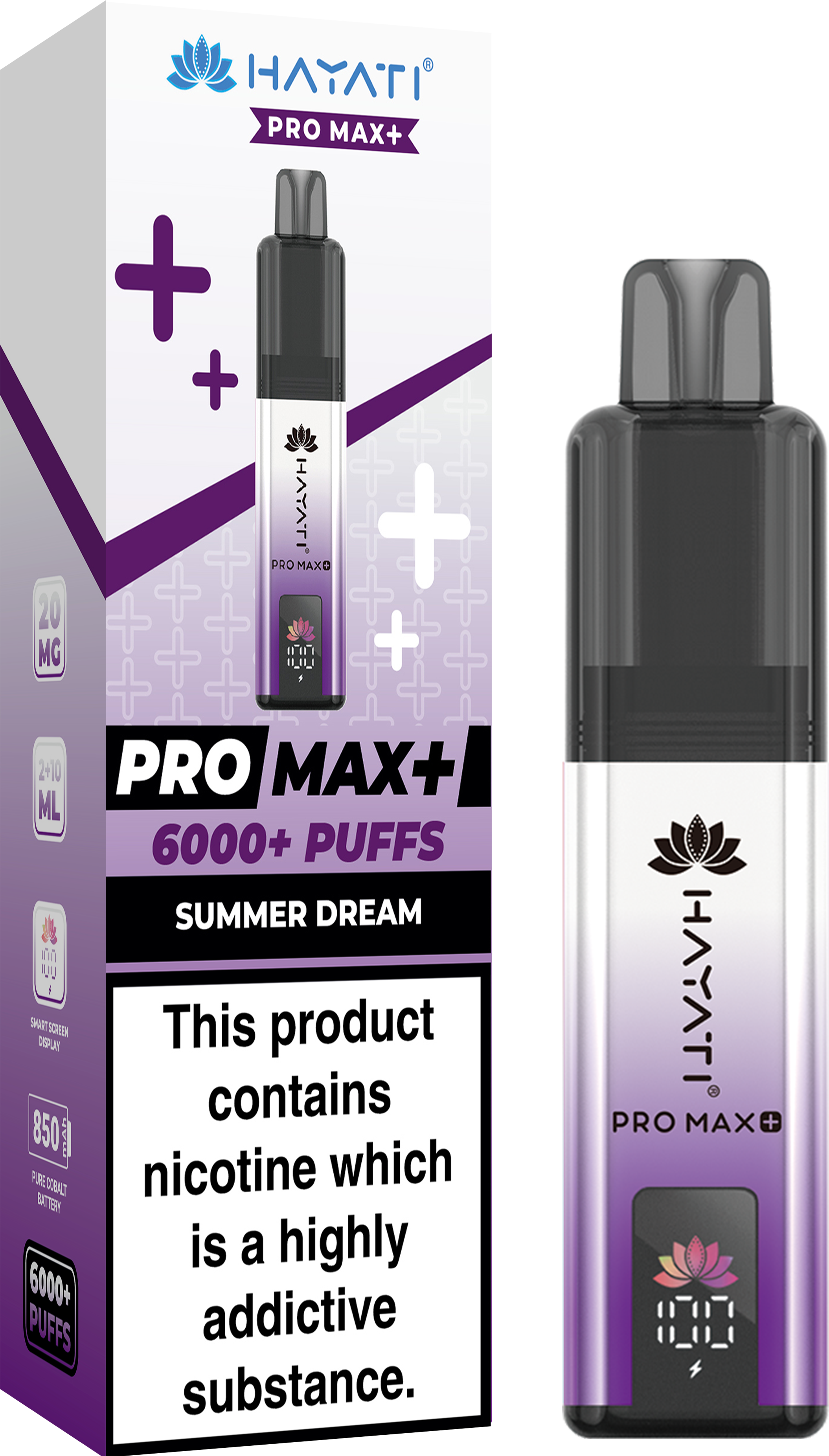 Buy Hayati Pro Max+ 6000 Disposable Vape Box of 10 - Bulk Vape Wholesale