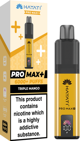 Buy Hayati Pro Max+ 6000 Disposable Vape Box of 10 - Bulk Vape Wholesale