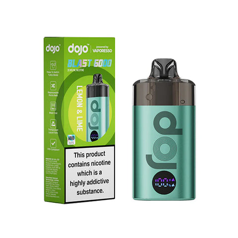 Vaporesso Dojo Blast 6000 Prefilled Pod Vape Kit - Lemon & Lime