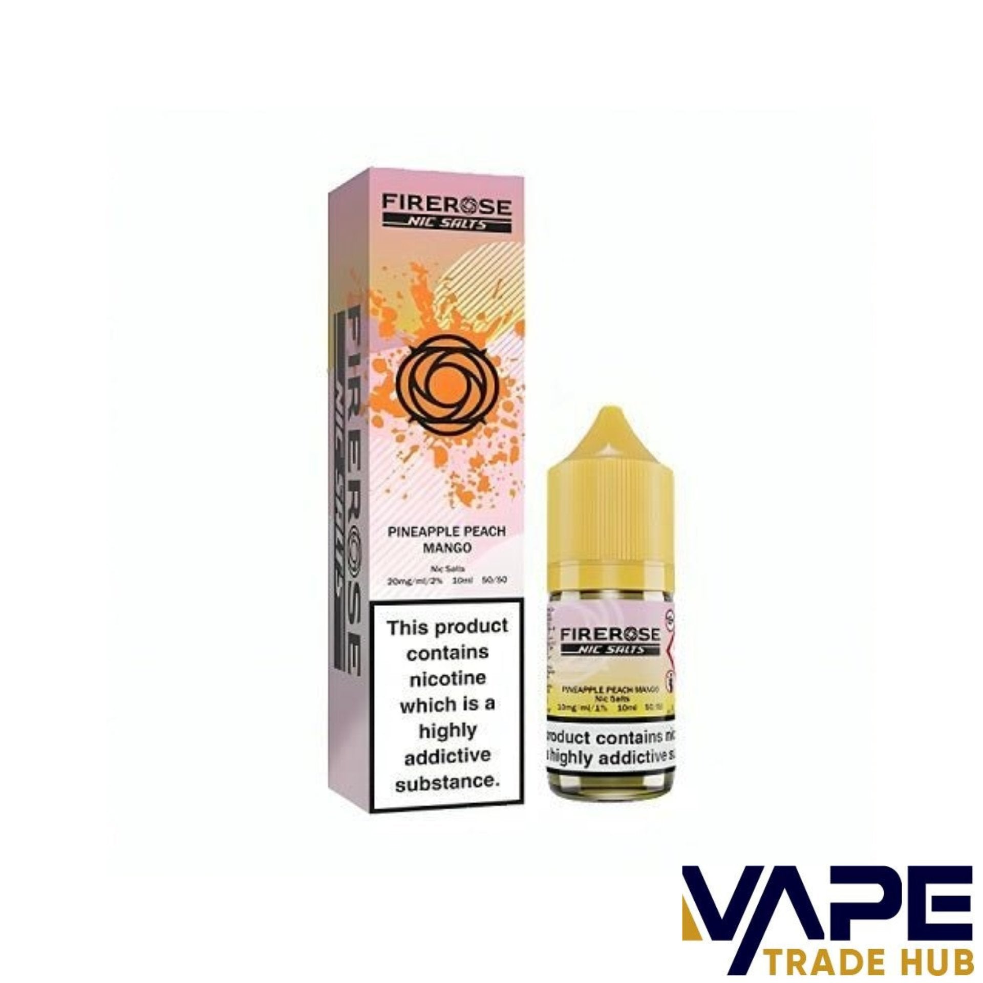 Firerose 5000 10ml Nic Salts E-liquids Box of 10 - #Simbavapeswholesale#