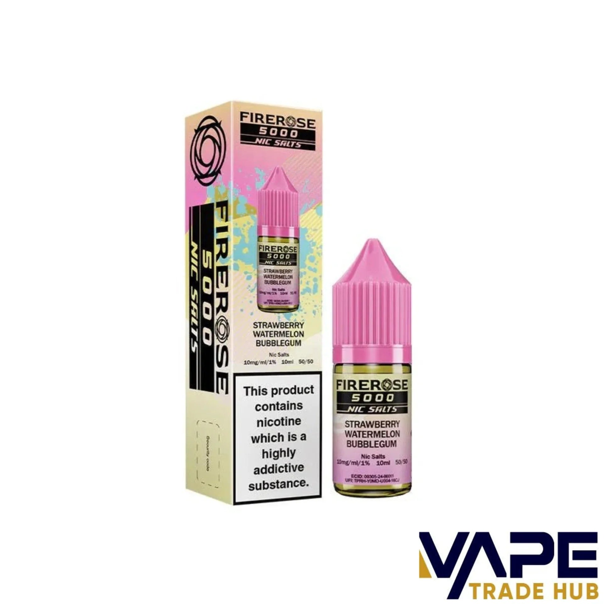 Firerose 5000 10ml Nic Salts E - liquids Box of 10 - #Simbavapeswholesale#