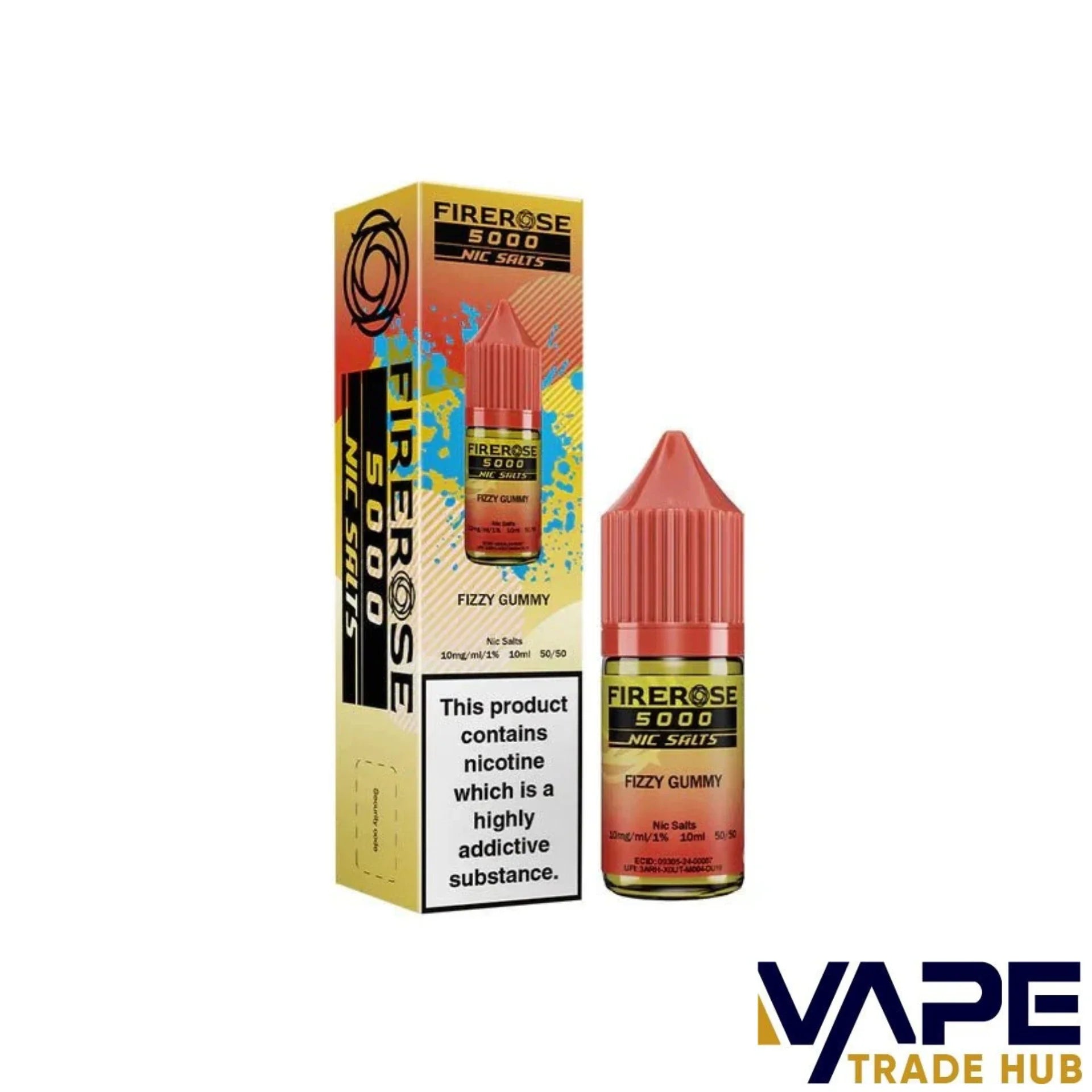 Firerose 5000 10ml Nic Salts E - liquids Box of 10 - #Simbavapeswholesale#