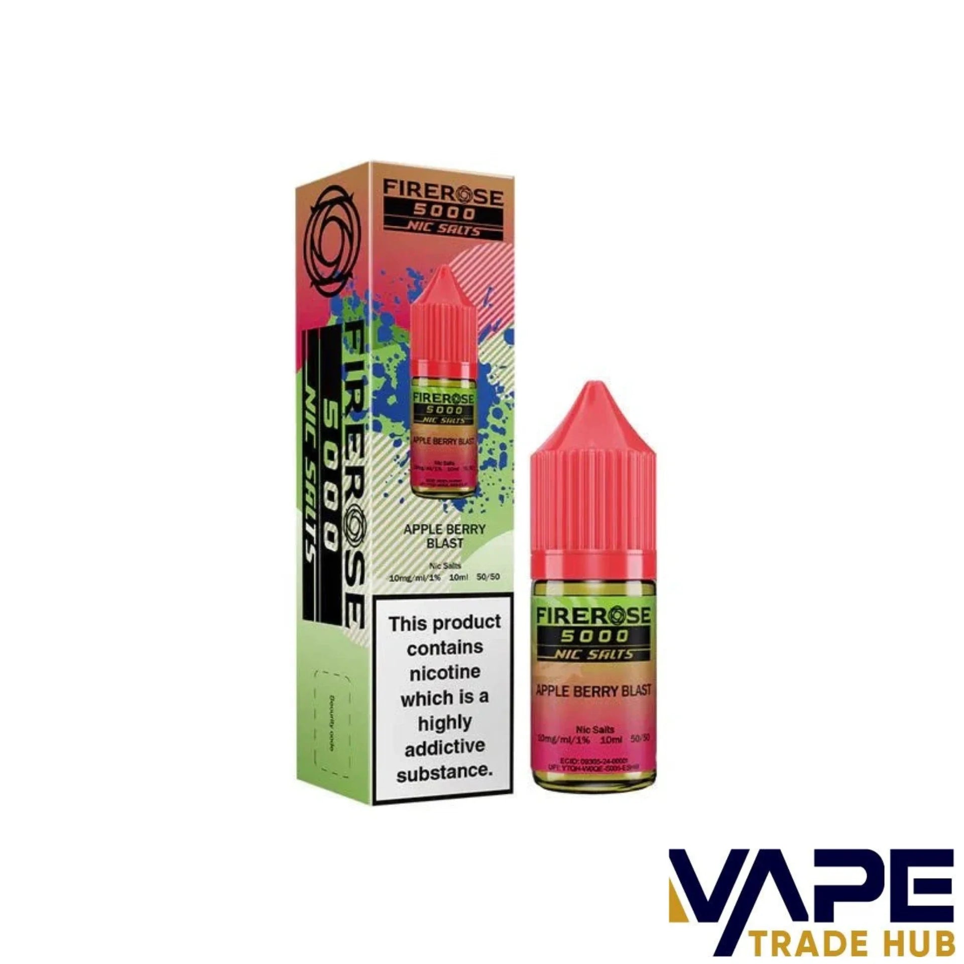 Firerose 5000 10ml Nic Salts E - liquids Box of 10 - #Simbavapeswholesale#