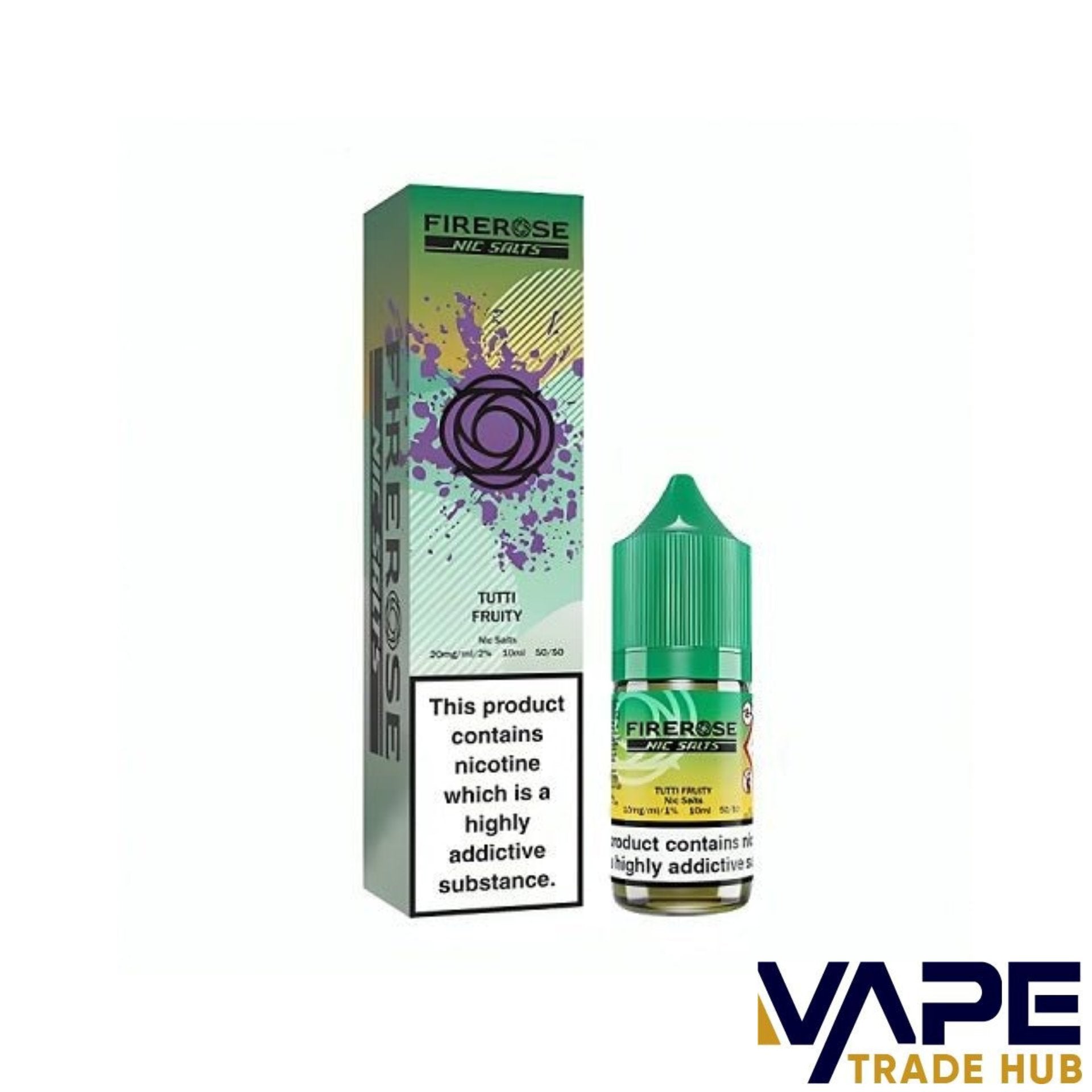 Firerose 5000 10ml Nic Salts E-liquids Box of 10 - #Simbavapeswholesale#