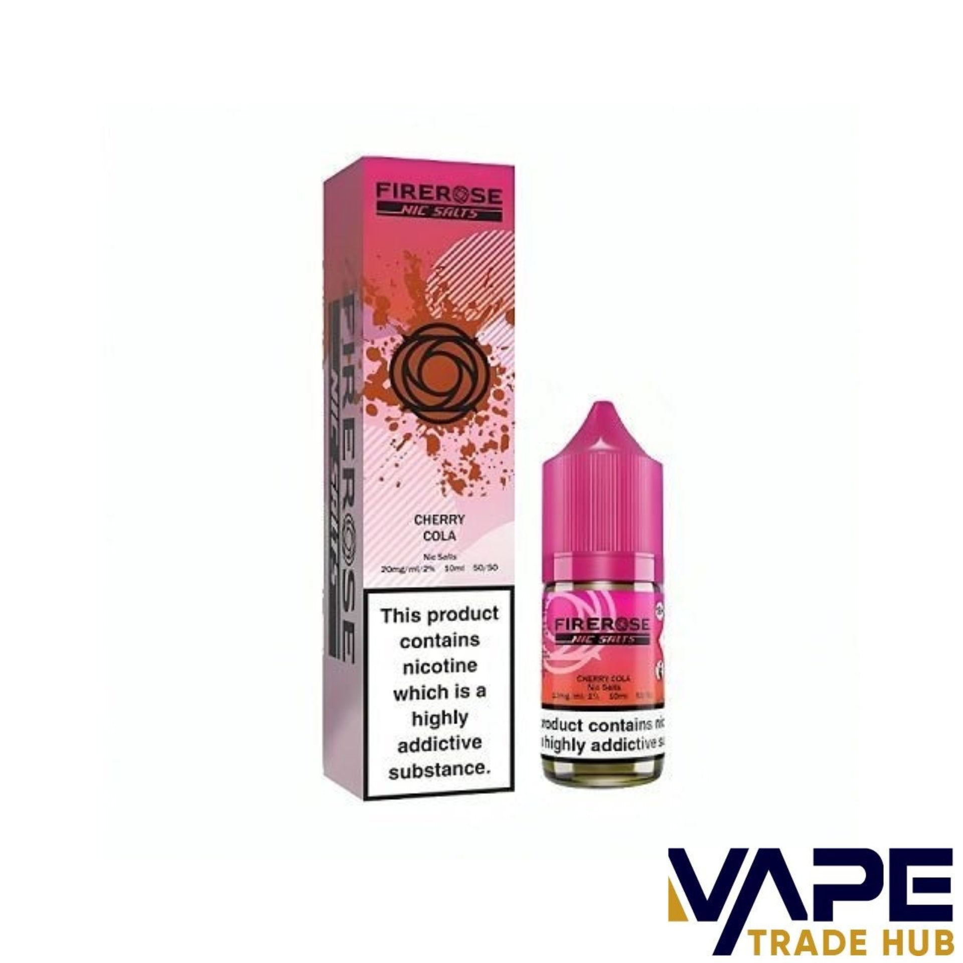 Firerose 5000 10ml Nic Salts E-liquids Box of 10 - #Simbavapeswholesale#