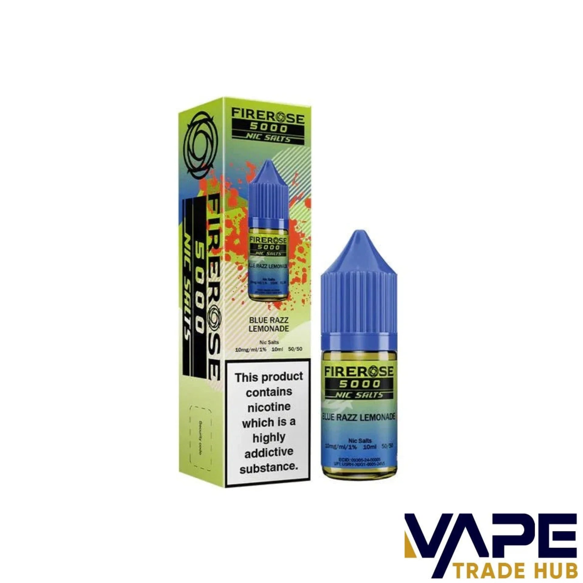 Firerose 5000 10ml Nic Salts E - liquids Box of 10 - #Simbavapeswholesale#