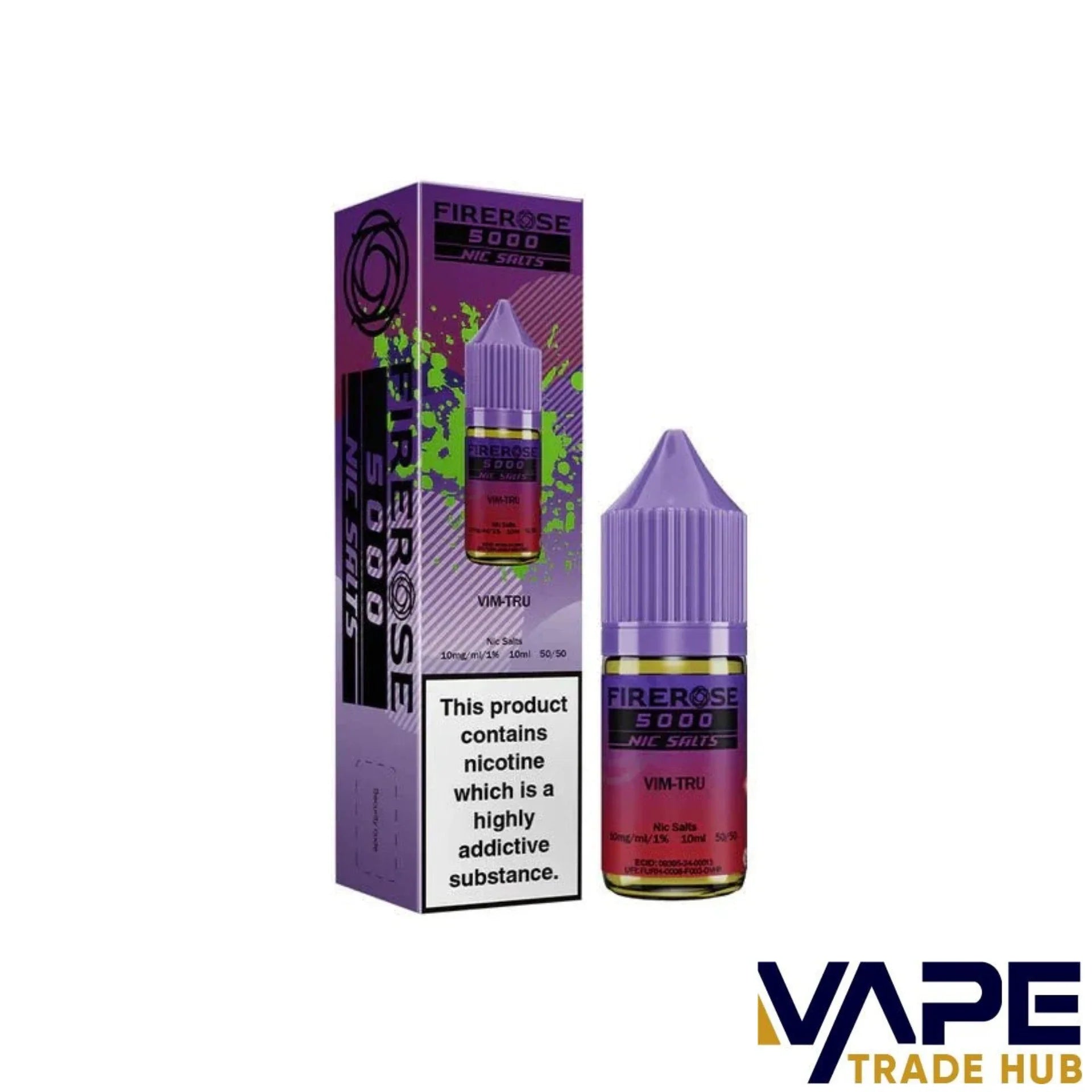 Firerose 5000 10ml Nic Salts E - liquids Box of 10 - #Simbavapeswholesale#