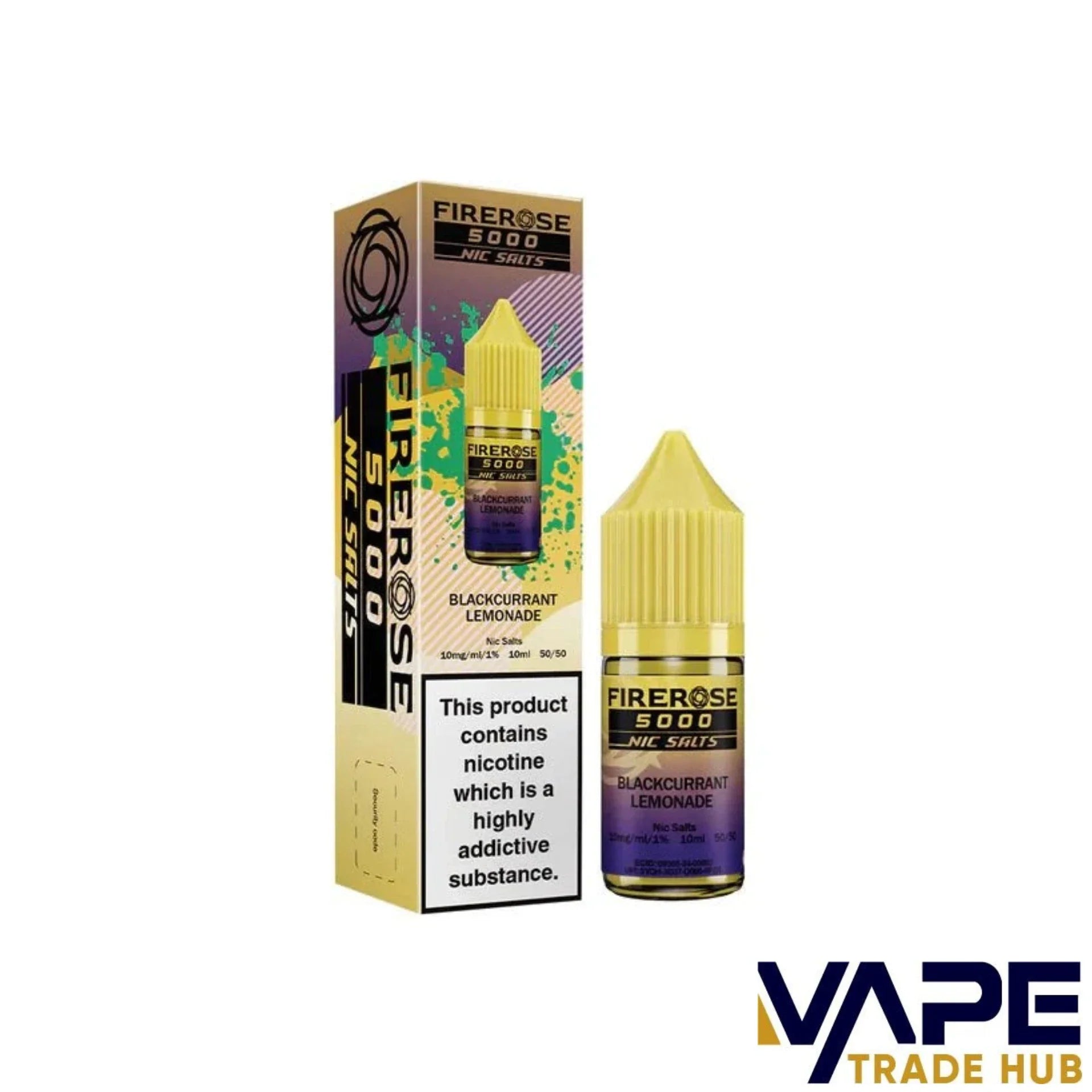 Firerose 5000 10ml Nic Salts E - liquids Box of 10 - #Simbavapeswholesale#