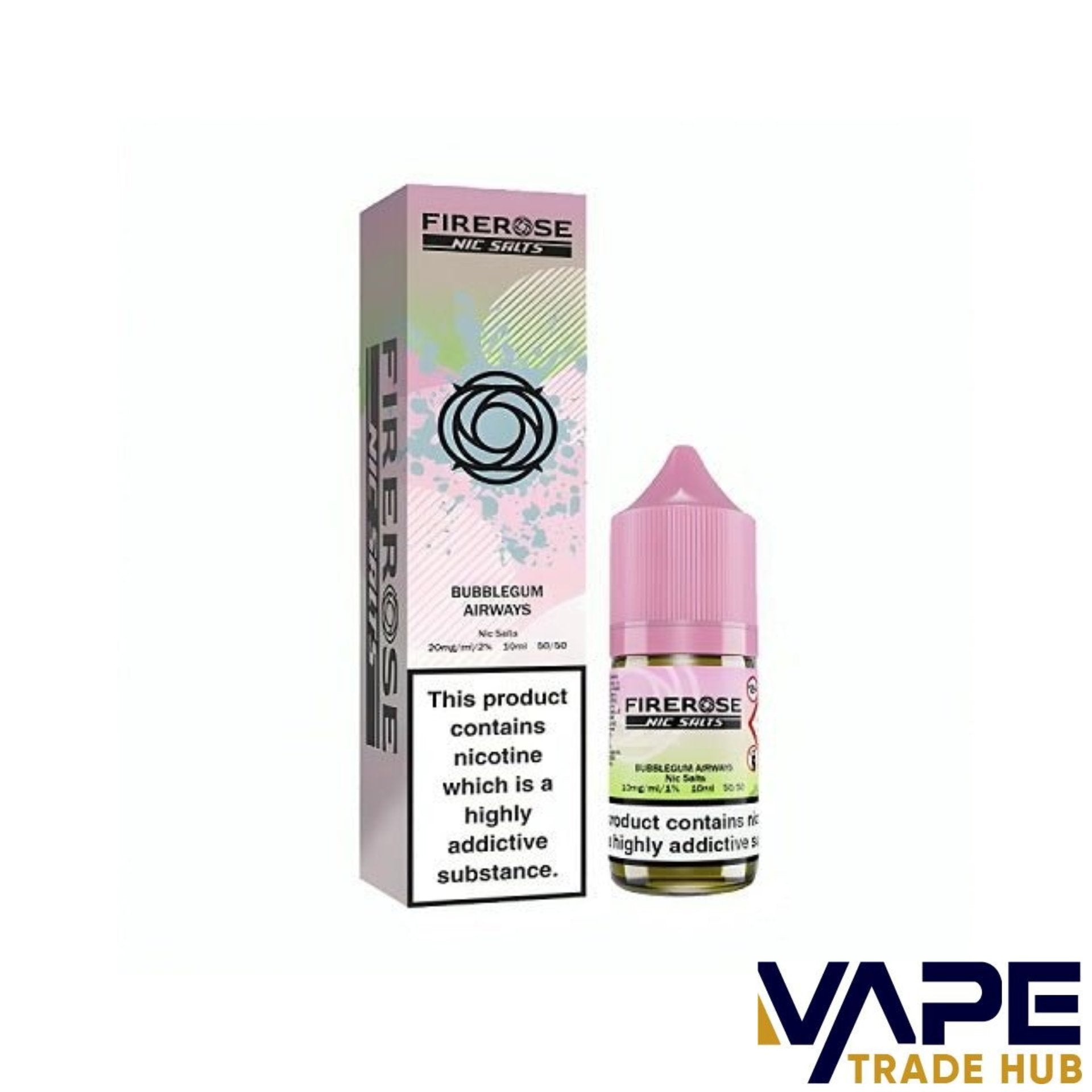 Firerose 5000 10ml Nic Salts E-liquids Box of 10 - #Simbavapeswholesale#