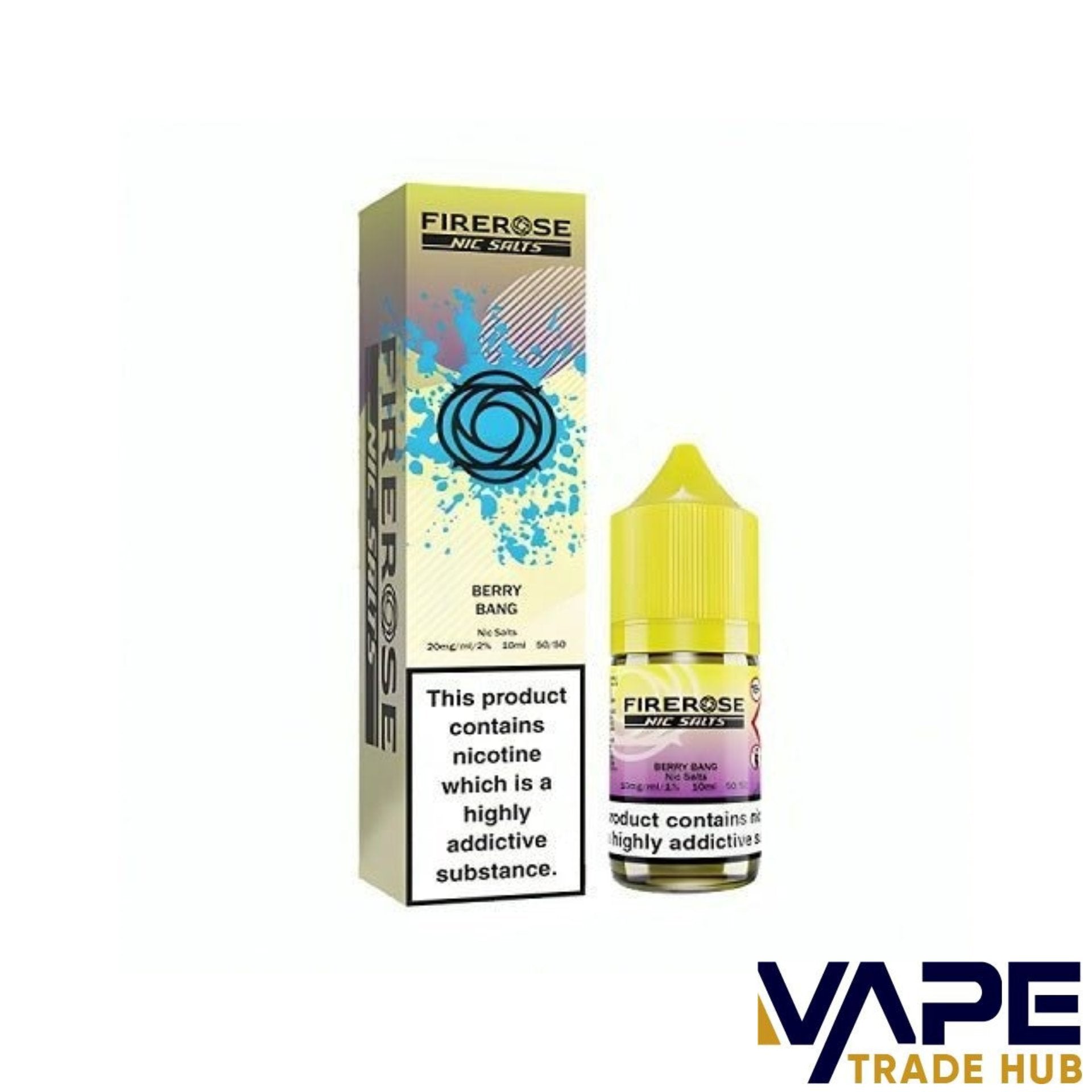 Firerose 5000 10ml Nic Salts E-liquids Box of 10 - #Simbavapeswholesale#