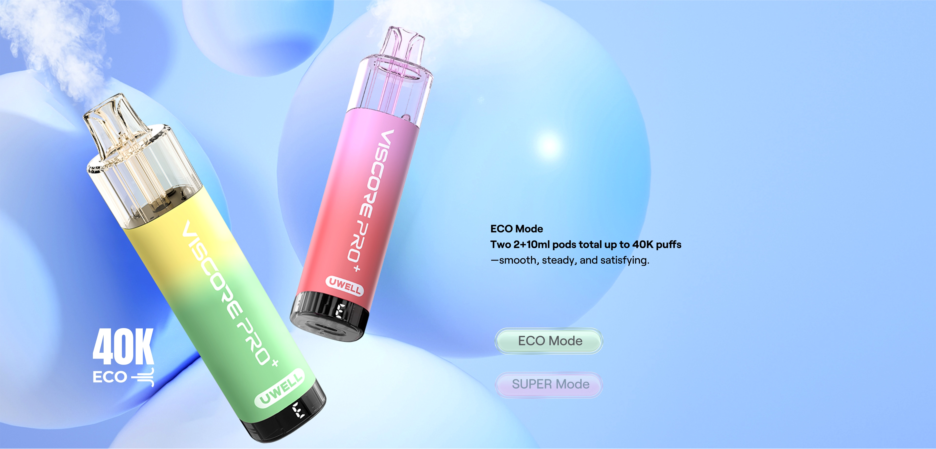 UWELL VISCORE PRO+ 40K Puffs Pod Kit